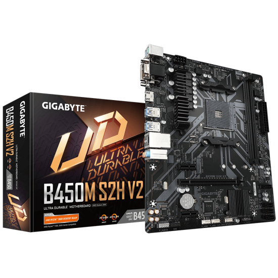 Gigabyte B450M-S2H V2 AMD AM4 Motherboard
