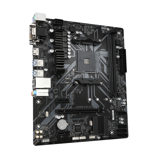 Gigabyte B450M-S2H V2 AMD AM4 Motherboard