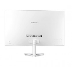Samsung 27 inch (68.6 cm) Curved Bezel Less LED Backlit Computer Monitor - Full HD, VA Panel with VGA, HDMI, Display, Audio in, Heaphone Ports